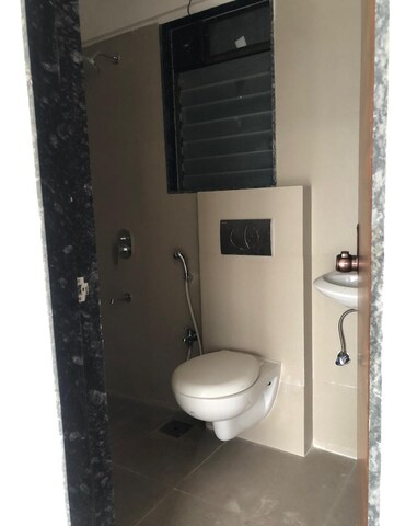 Bathroom in 3 BHK Apartment at Je And Vee Om Trimurti, Malad East – for Rent