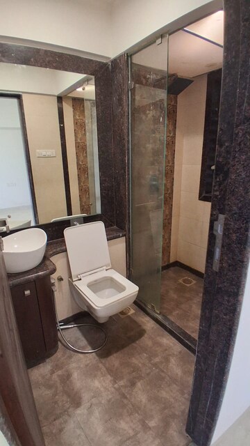 Bathroom in 2 BHK Apartment at Malad East – for Rent