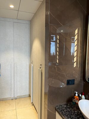 Bathroom in 4 BHK Builder Floor at Ansal API Esencia Wood Winds, Sector 67 – for Sale