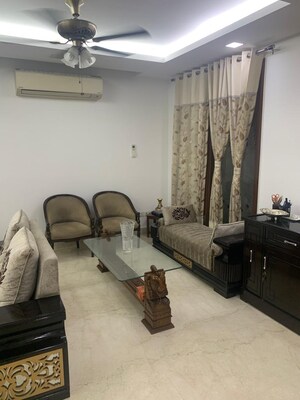 Living Room in 3 BHK Independent House at Greater Kailash – for Sale