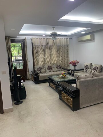 Living Room in 3 BHK Independent House at Greater Kailash – for Sale