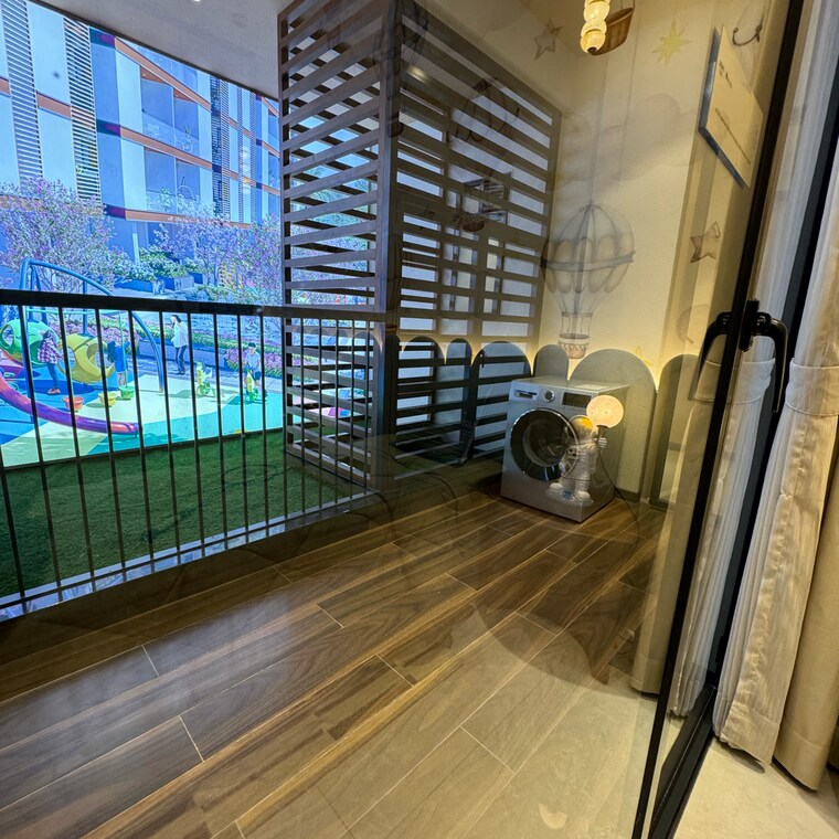 Balcony, paras-floret 3 Bedroom 1750 Sq.Ft. Builder Floor In Sector 59 Gurgaon 9261398