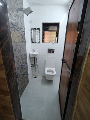 Bathroom in Studio Apartment at Sea Breeze CHS, Andheri West – for Rent