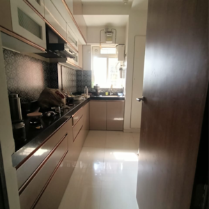 Kitchen in 2 BHK Apartment at Lodha Amara Tower 32 And 33, Sandoz Baug – for Rent
