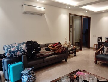 Living Room in 3 BHK Builder Floor at Kalkaji – for Rent