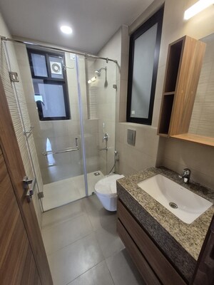 Bathroom in 3 BHK Apartment at Conscient Heritage Max, Sector 102 – for Rent