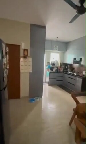 Kitchen in 3 BHK Apartment at JKG Palm Resort, Raj Nagar Extension – for Sale