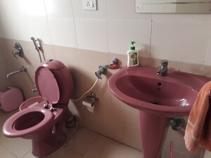 Bathroom in 1 BHK Apartment at Akshay Garden Apartment, Dhankawadi – for Rent