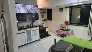 Living Room in 1 BHK Apartment at Ghansoli – for Rent