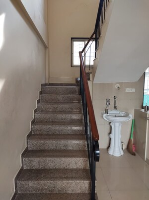 Staircase in 4 BHK Villa at Paranjape Schemes Vasant Vihar, Baner – for Rent