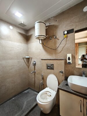 Attached Bathroom in 4 BHK Apartment at DLF Belvedere Towers, Sector 24 – for Sale
