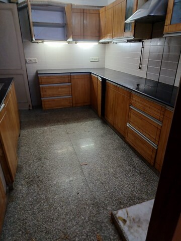 Kitchen in 3 BHK Builder Floor at NDA Rail Vihar, Sector 33 – for Rent