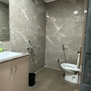 Bathroom in  Office Space at DLF Corporate Greens, Sector 74a – for Rent