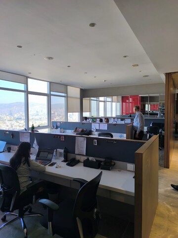 Team Area in  Office Space at Greenscape Cyber One, Vashi Sector 30a – for Rent