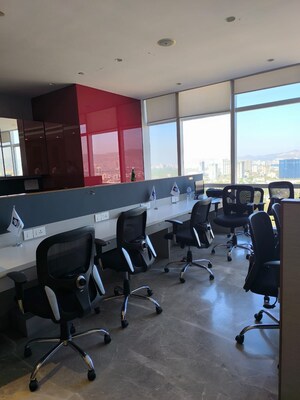 Team Area in  Office Space at Greenscape Cyber One, Vashi Sector 30a – for Rent