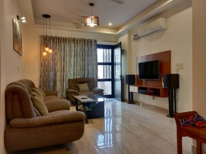 Living Room in 3 BHK Apartment at Emaar The Palm Springs, Sector 54 – for Sale