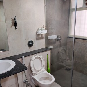 Bathroom in 2 BHK Apartment at Gera Song Of Joy, Kharadi – for Rent