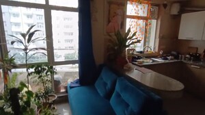 Living Room in 2 BHK Apartment at Raheja Vedaanta, Sector 108 – for Rent