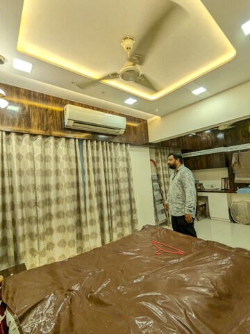 Bedroom in 3 BHK Apartment at Gurukrupa Marina Enclave, Malad West – for Sale