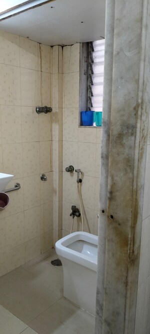 Bathroom in 3 BHK Apartment at Nerul Sector 18 – for Rent