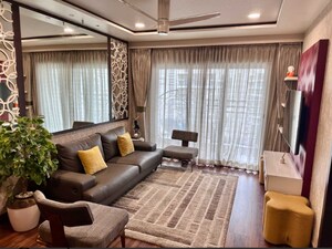 Living Room in 3 BHK Apartment at Rajapushpa Provincia, Narsingi – for Sale