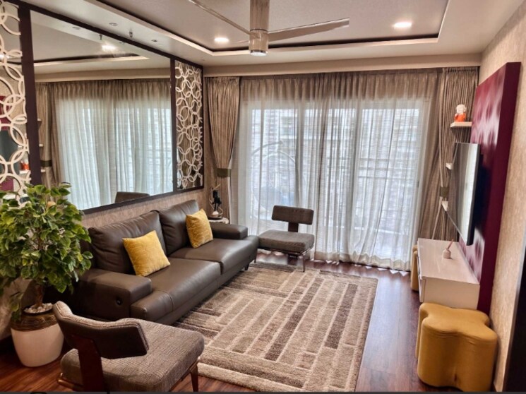 Living Room, rajapushpa-provincia 3 Bedroom 2020 Sq.Ft. Apartment In Narsingi Hyderabad 9261194