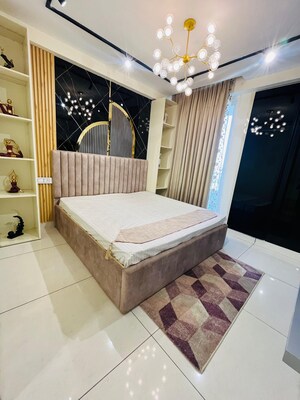 Master Bedroom in 3 BHK Apartment at Maya Green Lotus Utsav, International Airport Road – for Sale