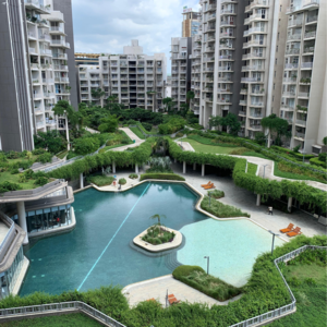 Balcony in 5 BHK Apartment at Ireo Victory Valley, Ramgarh Dhani – for Sale