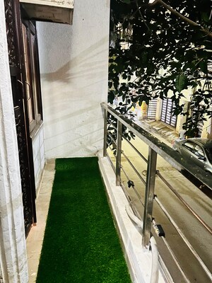 Balcony in 2 BHK Builder Floor at Vasant Kunj – for Rent