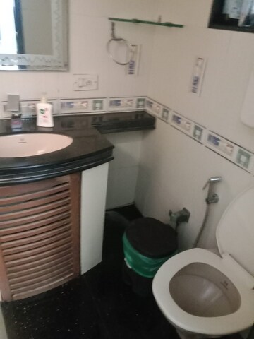 Bathroom in 3 BHK Apartment at Khar West – for Rent