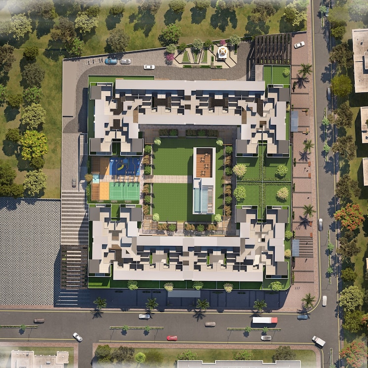 Master Plan, majestique-rhythm-county 2 Bedroom 714 Sq.Ft. Apartment In Handewadi Pune 9261984