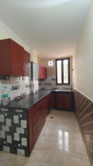 Kitchen in 2 BHK Builder Floor at Palm Residency Chhatarpur, Chattarpur – for Rent