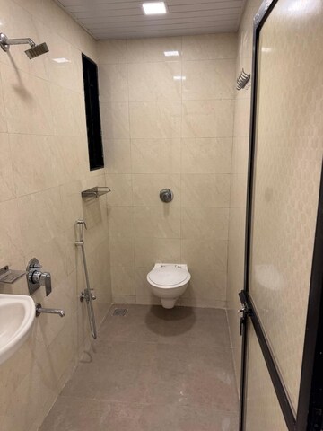 Bathroom in 3 BHK Apartment at Palm Beach Galleria Mall, Vashi Sector 19d – for Rent