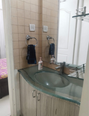Bathroom in 2 BHK Apartment at Tharwani Heritage, Kharghar Sector 7 – for Sale