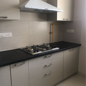 Kitchen in 4 BHK Builder Floor at Ansal API Esencia, Sector 67 – for Rent