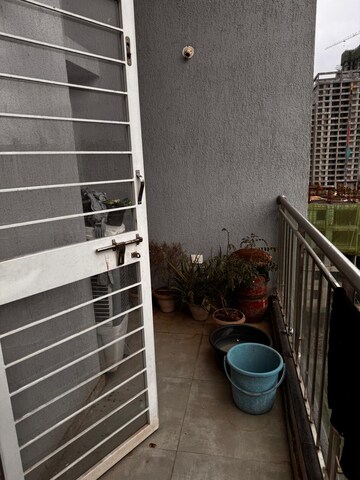 Balcony in 2 BHK Apartment at Shree Sonigara Vivanta, Tathawade – for Rent