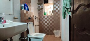 Bathroom in 2 BHK Apartment at Bandra West – for Rent