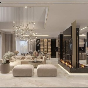 Living Room in 3 BHK Apartment at M3M Capital, Sector 113 – for Sale