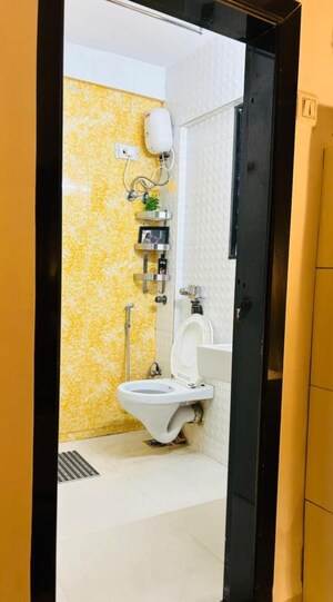 Bathroom in 3 BHK Apartment at Sky Anchorage, Versova – for Rent