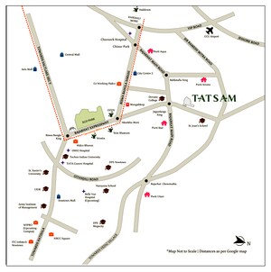 3 BHK Apartment – Map Location View at Rajarhat Gopalpur - for Sale