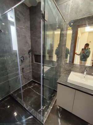 Staircase in 4 BHK Builder Floor at Saket – for Sale