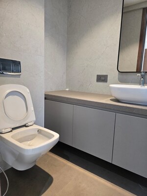 Bathroom in 2 BHK Apartment at Bandra West – for Rent