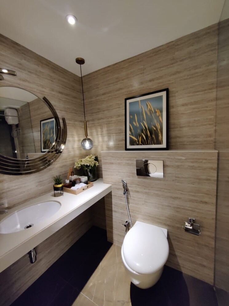 Bathroom, thane east 1 Bedroom 678 Sq.Ft. Apartment In Thane East Thane 9262262