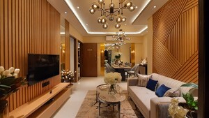 Living Room in 1 BHK Apartment at Thane East – for Sale