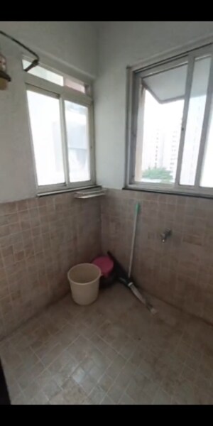 Bathroom in 3 BHK Apartment at Venkatesh Lake Vista, Katraj – for Rent