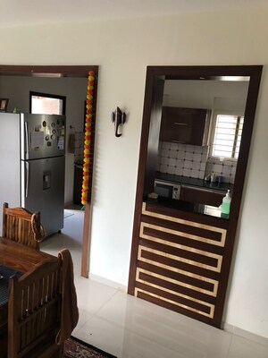 Staircase in 3 BHK Apartment at DSR White Waters, Gunjur – for Rent