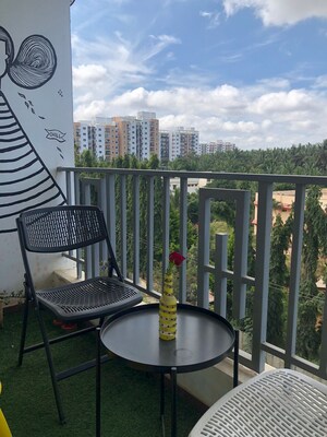 Balcony in 3 BHK Apartment at DSR White Waters, Gunjur – for Rent