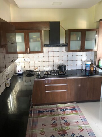 Kitchen in 3 BHK Apartment at DSR White Waters, Gunjur – for Rent