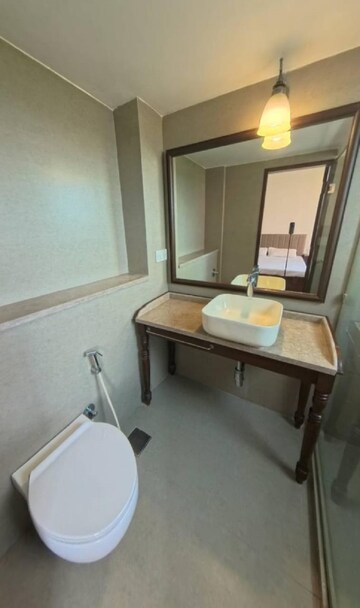 Bathroom in 2 BHK Apartment at Bandra West – for Rent