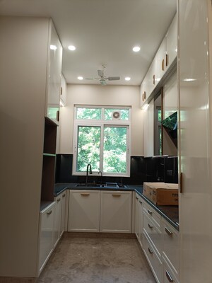 Kitchen in 3 BHK Builder Floor at Surajmal Vihar – for Sale